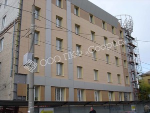 Монтаж вентилируемого фасада в офисном здании в Челябинске по ул. Доватора. Фото 12