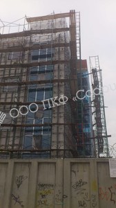 Монтаж вентилируемого фасада в здании РАО ЕЭС России. Фото 1