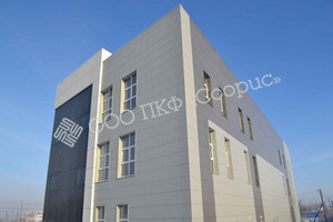 Монтаж вентилируемого фасада в офисном здании в Челябинске по ул. Линейная. Фото 6