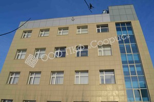 Монтаж вентилируемого фасада в здании РАО ЕЭС России. Фото 4