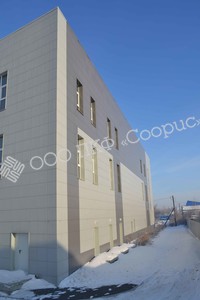 Монтаж вентилируемого фасада в офисном здании в Челябинске по ул. Линейная. Фото 4