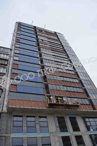 Монтаж вентилируемого фасада в жилом доме в Челябинске по ул. Курчатова. Фото 2