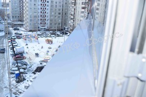 Монтаж вентилируемого фасада в жилом доме в Челябинске по ул. Курчатова. Фото 8