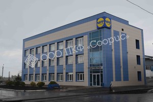 Монтаж вентилируемого фасада в офисном здании компании NPP. Фото 11