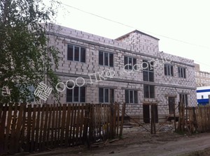 Монтаж вентилируемого фасада в торговом комплексе в Челябинске, ул. Болейко. Фото 3