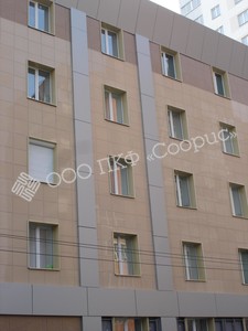 Монтаж вентилируемого фасада в офисном здании в Челябинске по ул. Доватора. Фото 11